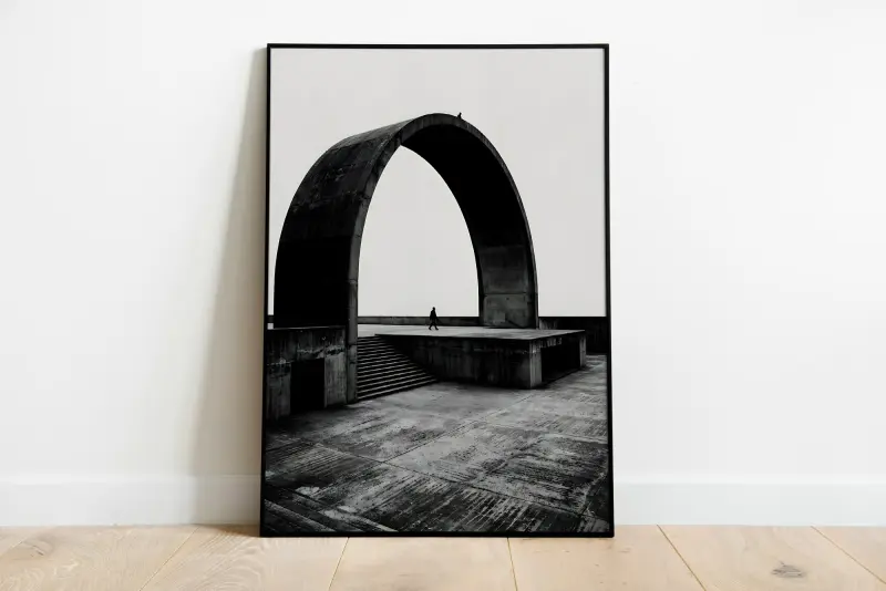 Brutalist Architecture Art Print, Concrete Building Poster, Modern Wall Decor, Architect Gift