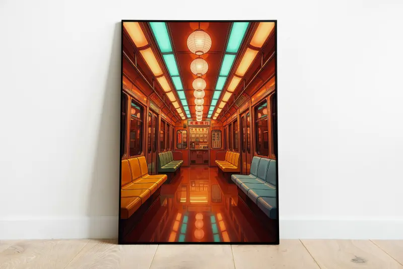 Retro Kowloon Shop Photo Poster, Hong Kong Wall Art, Urban Street Photography Print
