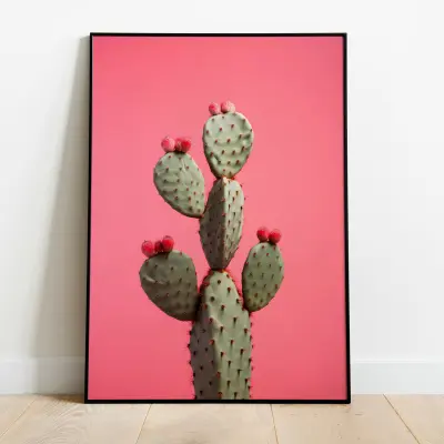 Live Red Moon Cactus, Grafted Gymnocalycium Plant, Colorful Succulent for Home Decor