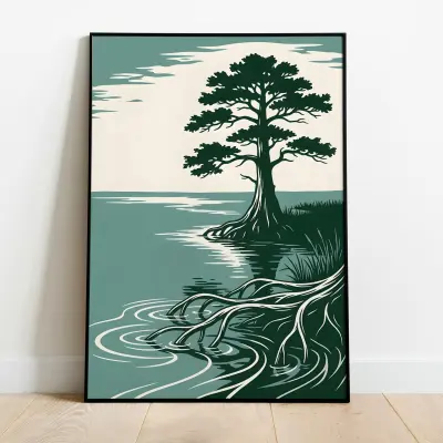 Ukiyo-e Geisha Wall Art, Vintage Japanese Root Portrait Print, Antique Bijin-ga Woodblock Poster