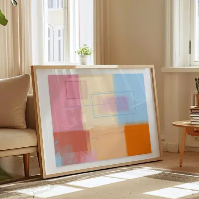 Mark Rothko Poster, Abstract Art Print in Color Field Style, Modern Wall Decor