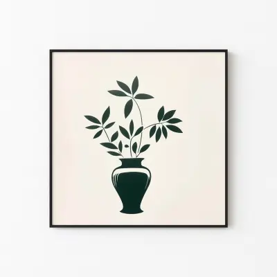 Lithograph Sage Green Poster Henri Matisse Homage Minimalist Floral Art Print