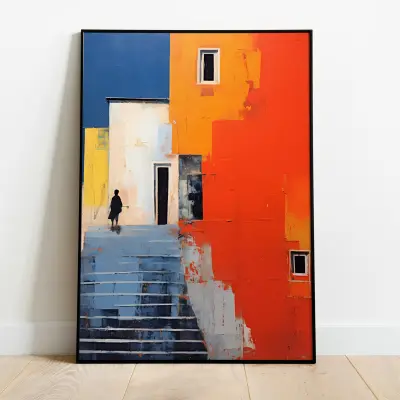 Acrylic Glass Poster My Home Is My Castle Modern Wall Art Decor