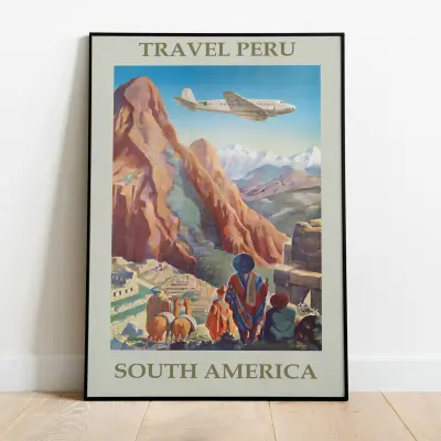 Poster Peru Art Print Wall Decor South America Travel Photography