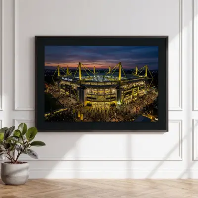 Signal Iduna Park Wide Angle Shot Hasselblad Photography Borussia Dortmund Stadium