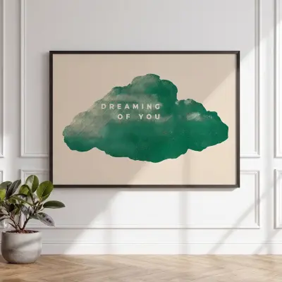 Olivia Dean DREAMING OF YOU Print minimalist graphic art poster