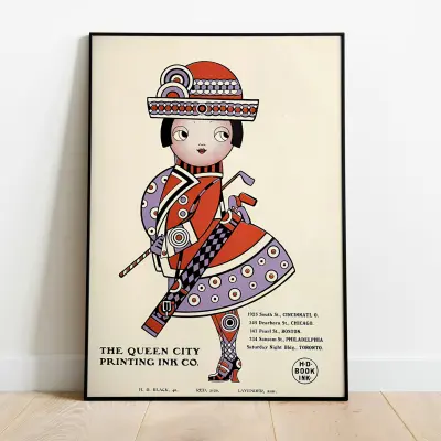 Augustus Jansson Art Print The Inland Printer Design from 1903 to 1907