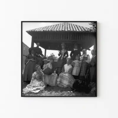 Fine Art Print Theresa Babb Photo Hayrack Ride to Lake City 1898