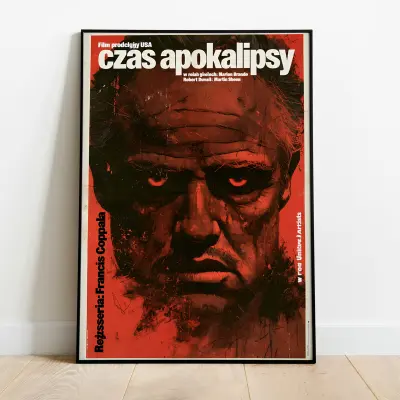 Polish Apocalypse Now Movie Poster Reprint Swierzy Graphic Art Czas Apokalipsy