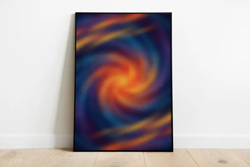 Printable Grainy Aura Poster Set, Spiritual Aura Energy Wall Art, Dopamine Decor, Consciousness Poster